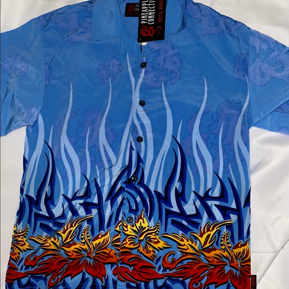 Pineapple Connection Funky Button Down